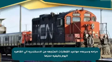 «راحة وسرعة» مواعيد القطارات المتجهة من الإسكندرية إلى القاهرة اليوم وكيفية حجزها